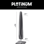 Aerocover Center pole parasol cover - 165x25/35