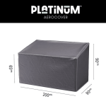 Aerocover Lounge bench cover - 200x90x65/90