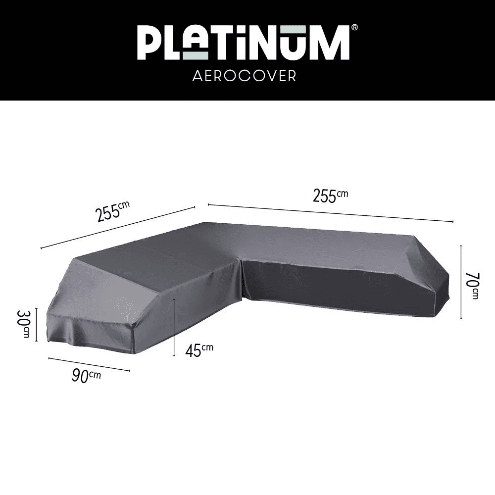 Aerocover Lounge Platform Cover - 255x255x90xH30/45/70