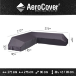 Aerocover Loungesethoes platform - 275x275x90xH30/45/70