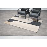 Art deco karpet ecru - 160x230 cm