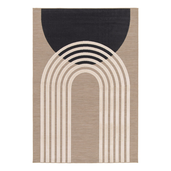Art deco karpet sand - 160x230 cm