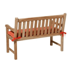 Bankkussen 120x48 Panama flame orange