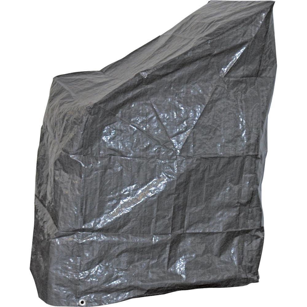 Beschermhoes grijs voor stapelstoelen