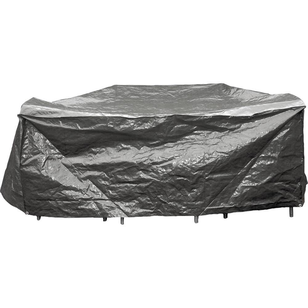 Beschermhoes grijs zitgroep lang 215x170 cm