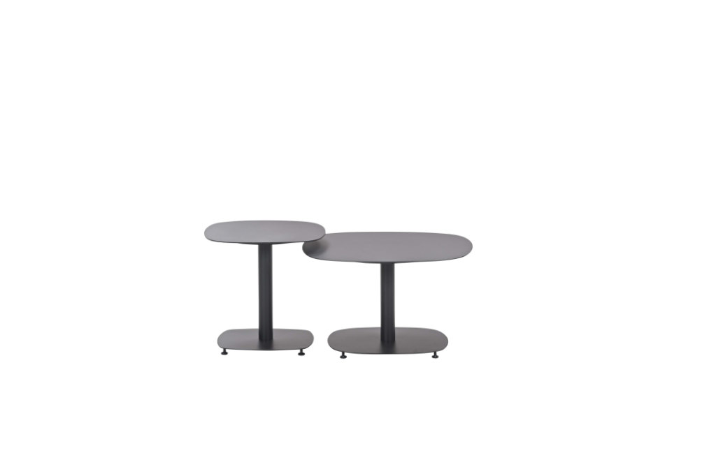 Bijzettafel Leon 50x50x49 cm black