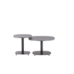 Bijzettafel Leon 50x50x49 cm black