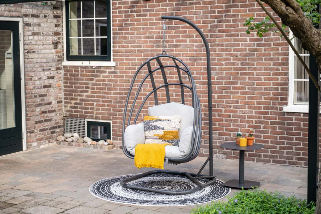 Bijzettafel Leon 50x50x49 cm black