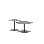 Bijzettafel Leon 70x70x43 cm black