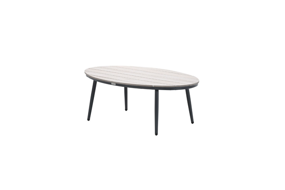 Bijzettafel Margriet ovaal 120x75 cm
