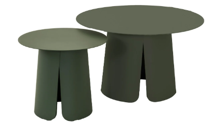 Bijzettafel set Oslo groen