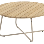 Bijzettafel Verdi Ø73×35 cm latte