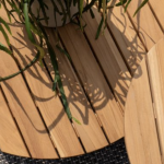 Bijzettafel Verdi Ø73×35 cm latte