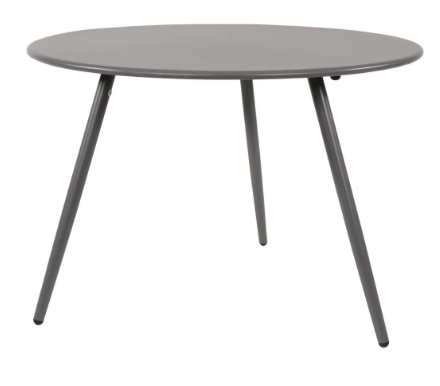 Bijzettafeltje Rafael Ø60x41 cm grijs