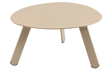 Bijzettafeltje Tiki 55x46x28cm taupe