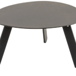 Bijzettafeltje Tiki 55x46x28cm zwart