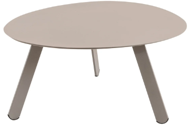 Bijzettafeltje Tiki 74x60x35,5cm grijs