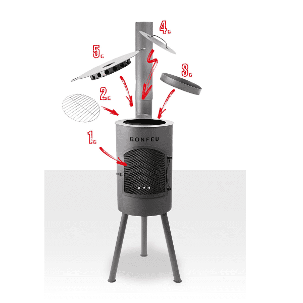 Bonfeu buitenhaard Bongiano SP