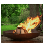 Bonfeu vuurschaal Corten Ø80