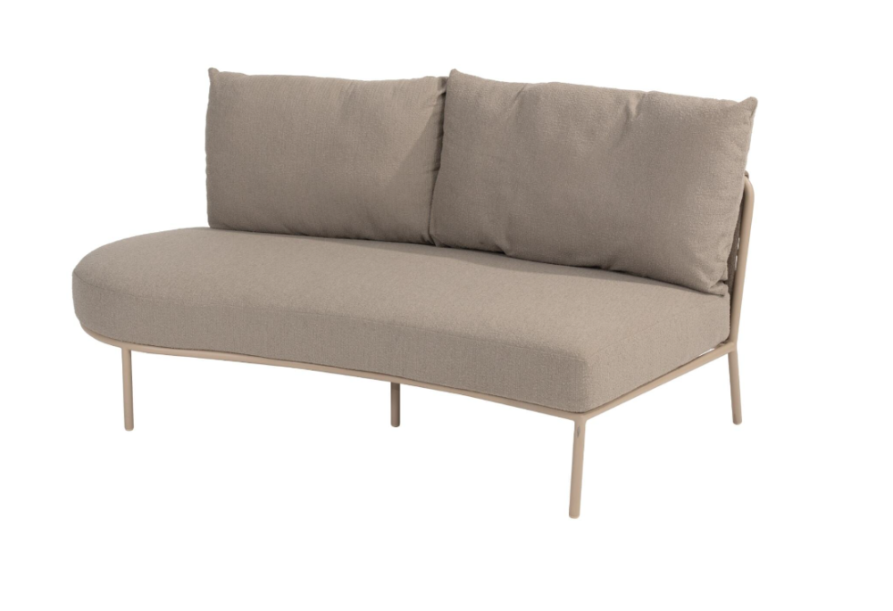 Comino modulaire 2-zits lounge bank rechts incl. 3 kussens