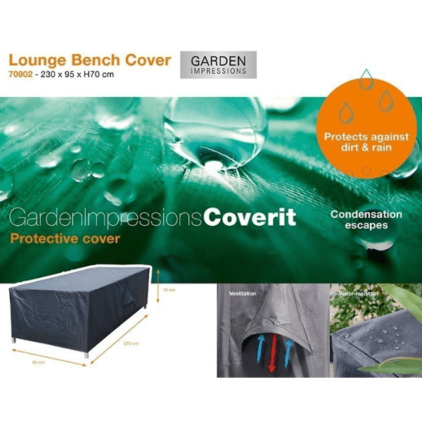 Coverit beschermhoes bank 230x95