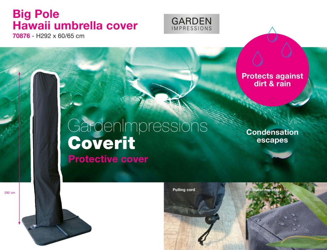 Coverit Hawaii parasolhoes King & Big pole