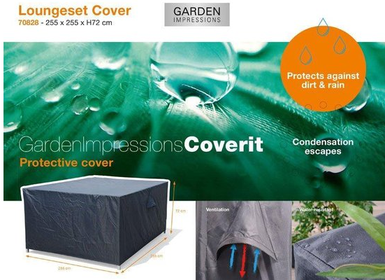 Coverit loungeset hoes 255x255x72 cm