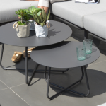 Dali koffietafel rond 58,5 cm H 35 antraciet