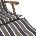 Deckchair kussen grijs/bruin