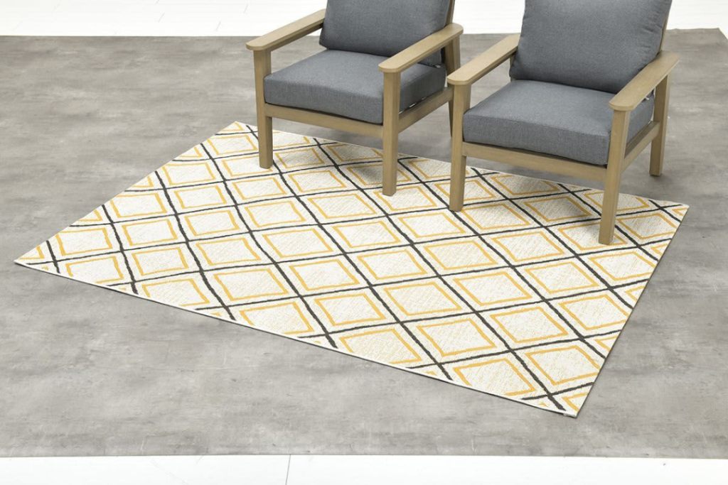 Diamonds karpet Oker - 160x230 cm