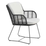 Dining stoel Fabrice antraciet