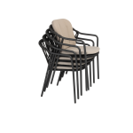 Dining stoel Manitoba antraciet