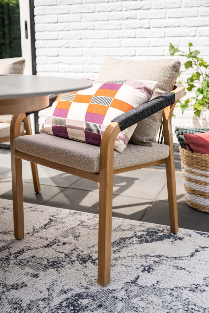 Dining stoel Monti teaklook