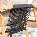 Dining stoel Monti teaklook