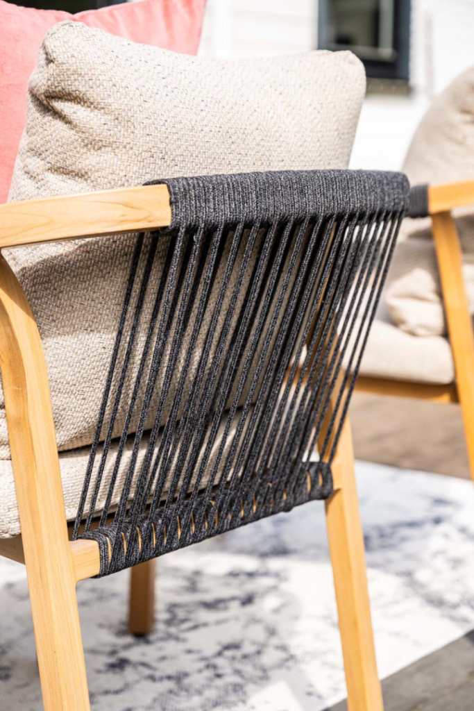 Dining stoel Monti teaklook