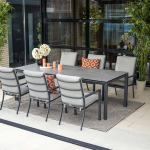 Dining stoel Sergio antraciet-lichtgrijs