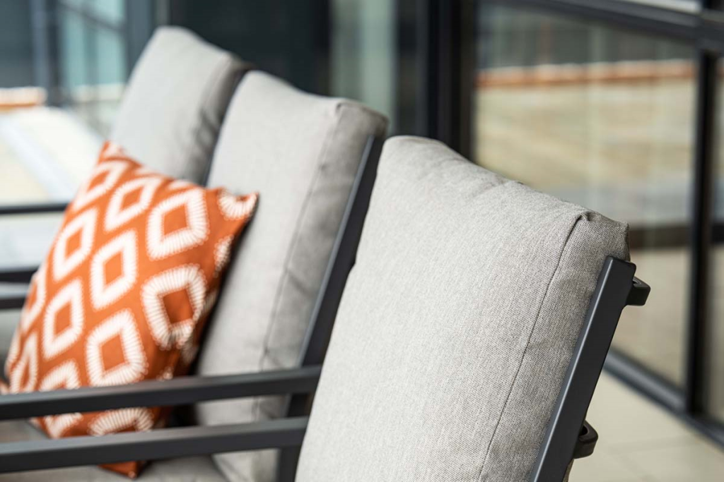 Dining stoel Sergio antraciet-lichtgrijs