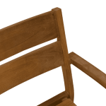 Dining stoel teak met armleuning | Mick by Terrazzo