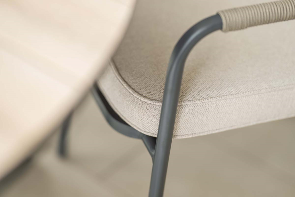 Dining stoel Venice taupe-desert sand