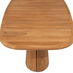 Dining tafel Capri barrel-vorm - 240x110 cm