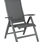 Dining tafel Cubic leisteen 160 cm + Standenstoel Legato Curve 5-dlg