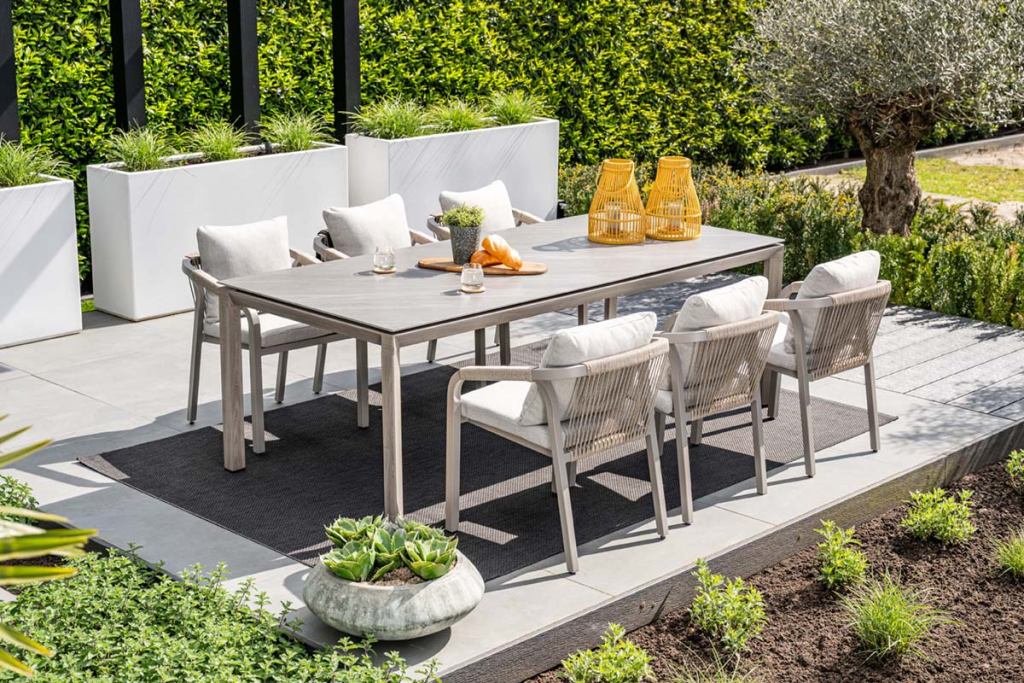 Dining tafel Domingo Centostone Napoli sand - 230x100 cm