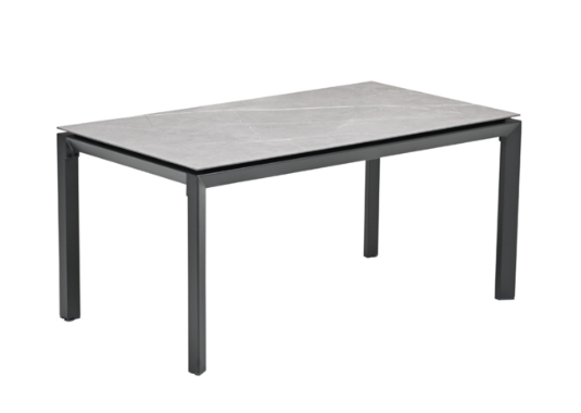 Dining tafel Domingo Centostone Sicilian Grey - 160x90 cm