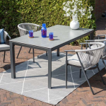 Dining tafel Domingo Centostone Sicilian Grey - 160x90 cm