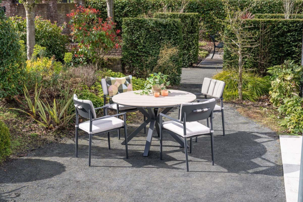 Dining tafel Edison Light Teak - Ø 122 cm