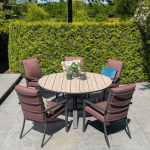 Dining tafel Edison Light Teak - Ø 148 cm