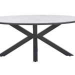 Dining tafel Edison ovaal Grey Teak - 180x115 cm