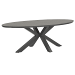 Dining tafel Edison ovaal Grey teak - 220x115cm