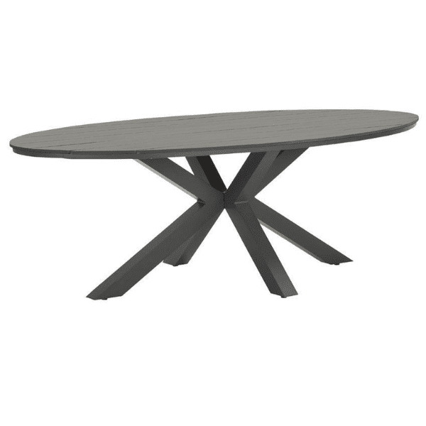 Dining tafel Edison ovaal Grey teak - 220x115cm