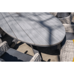 Dining tafel Edison ovaal Grey teak - 220x115cm